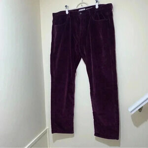 Men’s Calvin Klein Plum Purple  90s inspired Slim Fit Corduroy Pants size 38x32